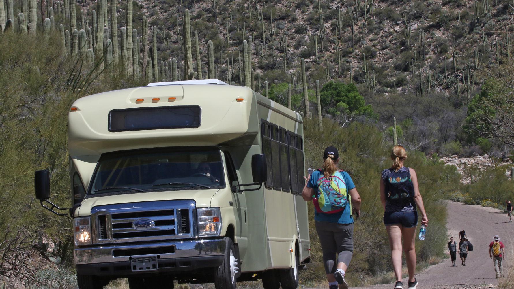 Long-delayed shuttle service finally resumes in Sabino Canyon